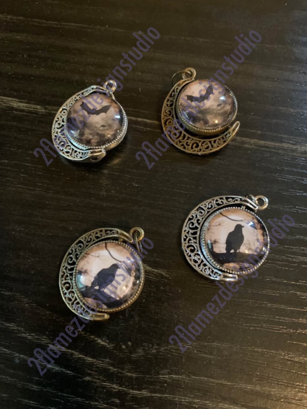 Horror Moon Necklaces - 2 Designs
